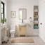 Meuble-lavabo simple autoportant de 20 po avec plateau en céramique Arlowene-956549735-998299497