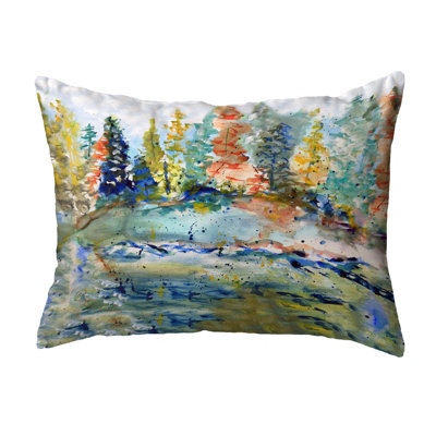Outdoor Reversible Throw Pillow