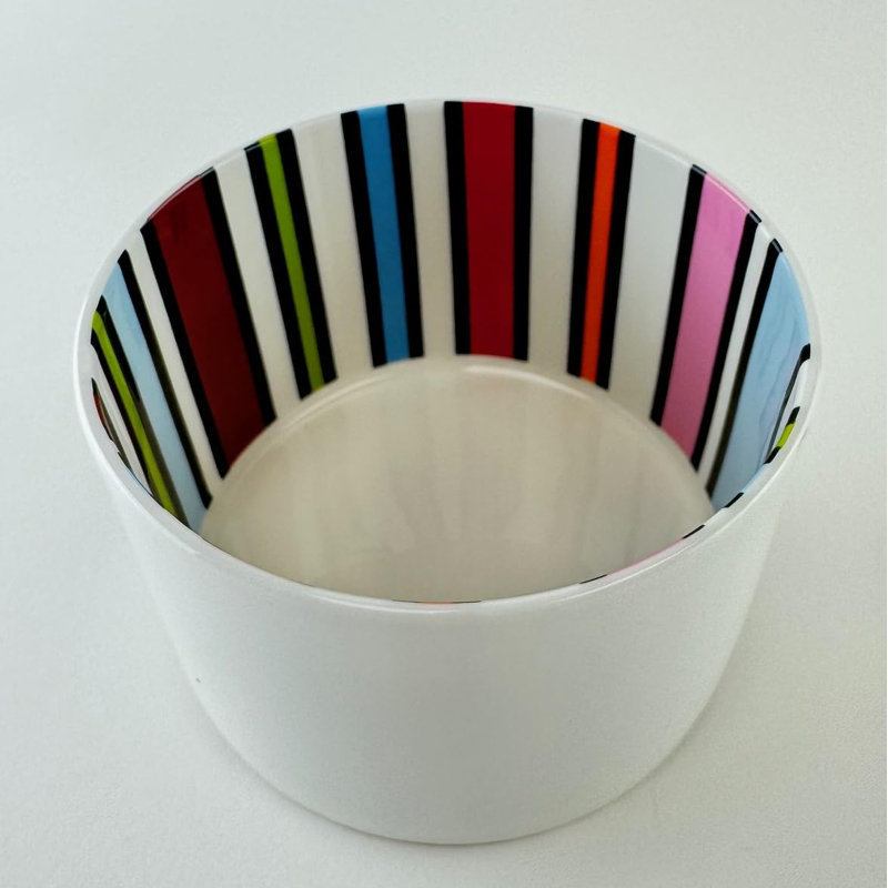 Bone China Tea Light Candle Holder for Table Decoration Wedding Home Decor Round White with Décor