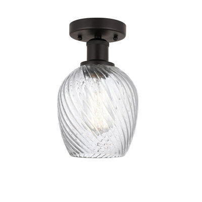 Orianne Glass Semi Flush Mount