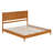 Bromwyn Mid Century Modern Solid Wood Low Profile Platform Bed-1193374130-1193374134