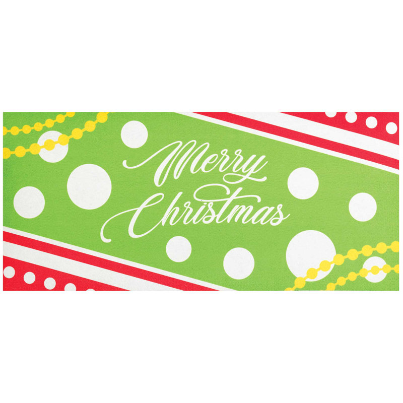 Paillasson Insert Merry Christmas 22 x 10