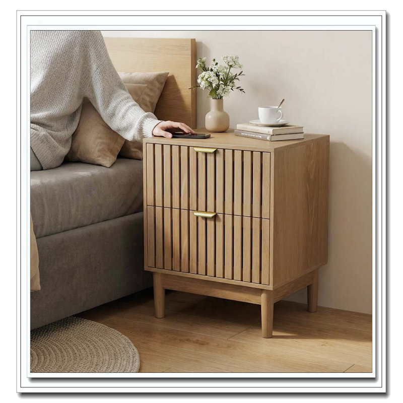 Table de chevet en bois