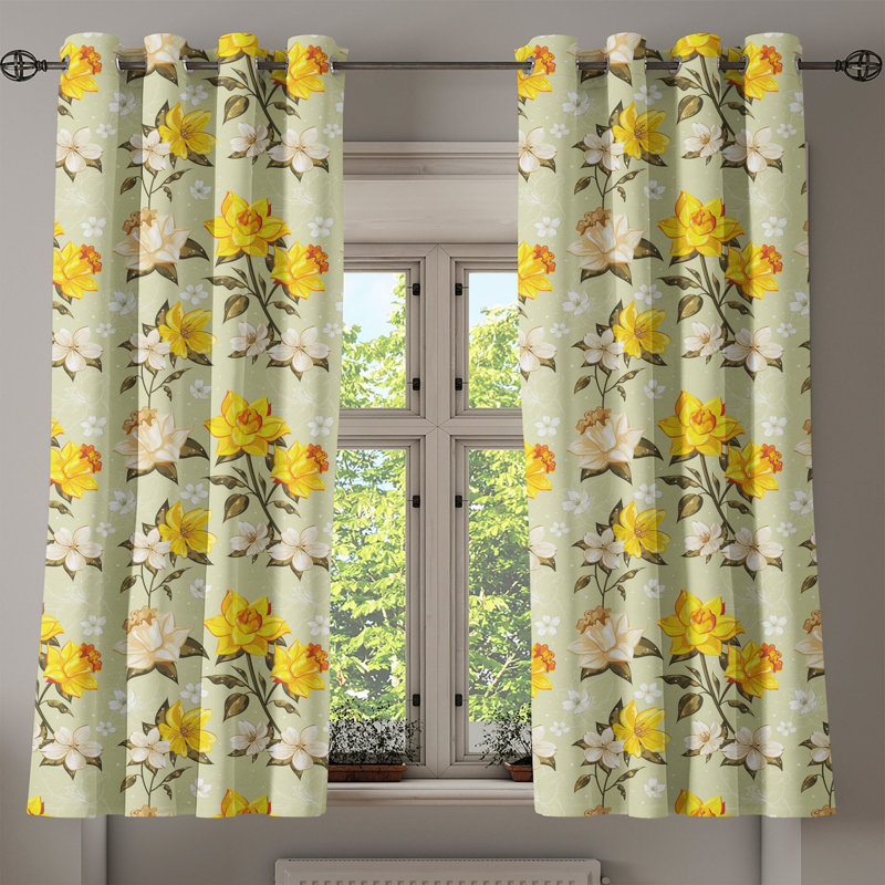 Sateen Blackout Curtain Pair, 50" W x 108" L