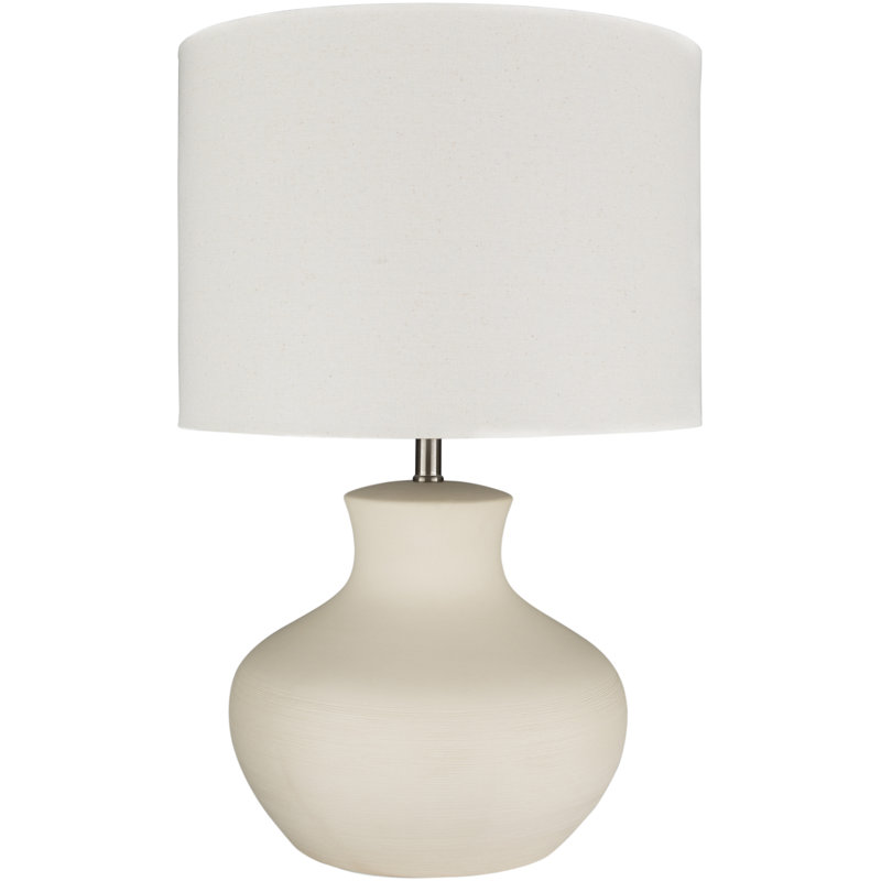 Lampe de table 27 po Lillith, Ivoire