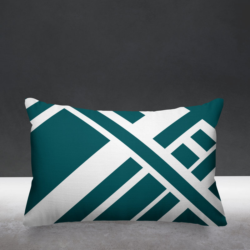 Coussin décoratif intérieur / extérieur Tranter, Vert