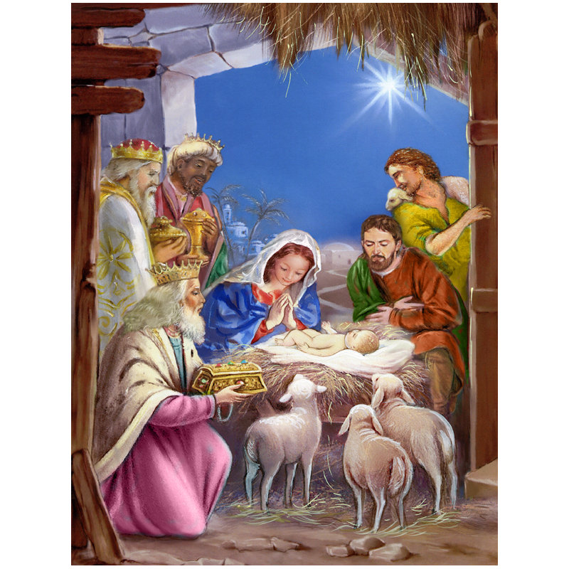 Asgun Double Sided Polyester Christmas Garden Flag, 15" H  x 11" W