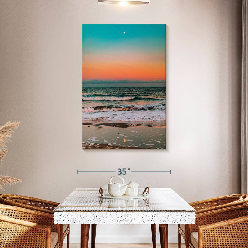 Gillard Sunset Ocean Waves, 48" H x 32" W