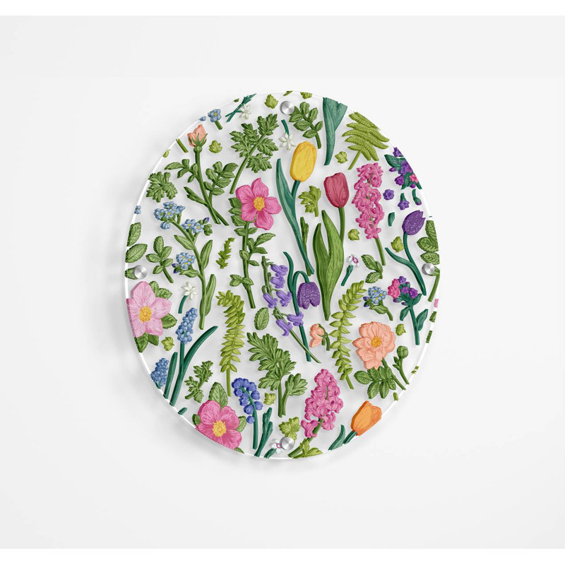 Décoration murale fleurs d'été
