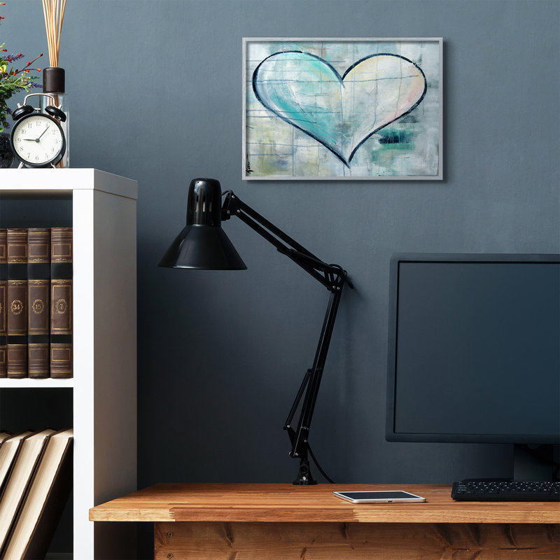 « graffiti texture white blue white » par kami lerner-« uncadred », reproduction d’art sur toile, Estampe numérique Farmhouse