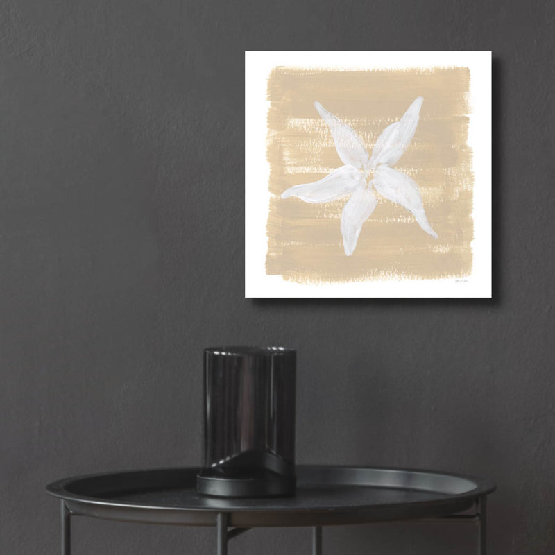 «Soft Sea Starfish» par Yvette St. Amant, art mural en verre acrylique, H 12 po x l 12 po x P 0,13 po