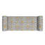 Rangement - Banc rabattable, motif floral, matériau 24,7 po Hauteur imprimée, fabrication en bois franc, compartiment
