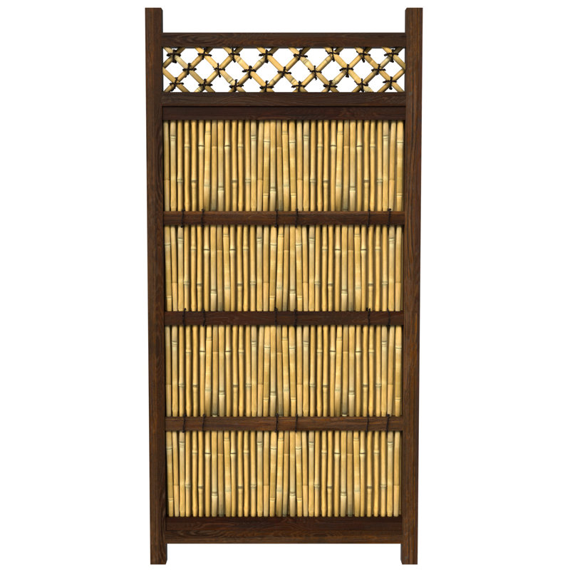 Panneau de clôture North Garden Zen, 6' H x 3' W, Bambou clair
