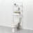 Osazee Metal Over The Toilet Storage-729361604