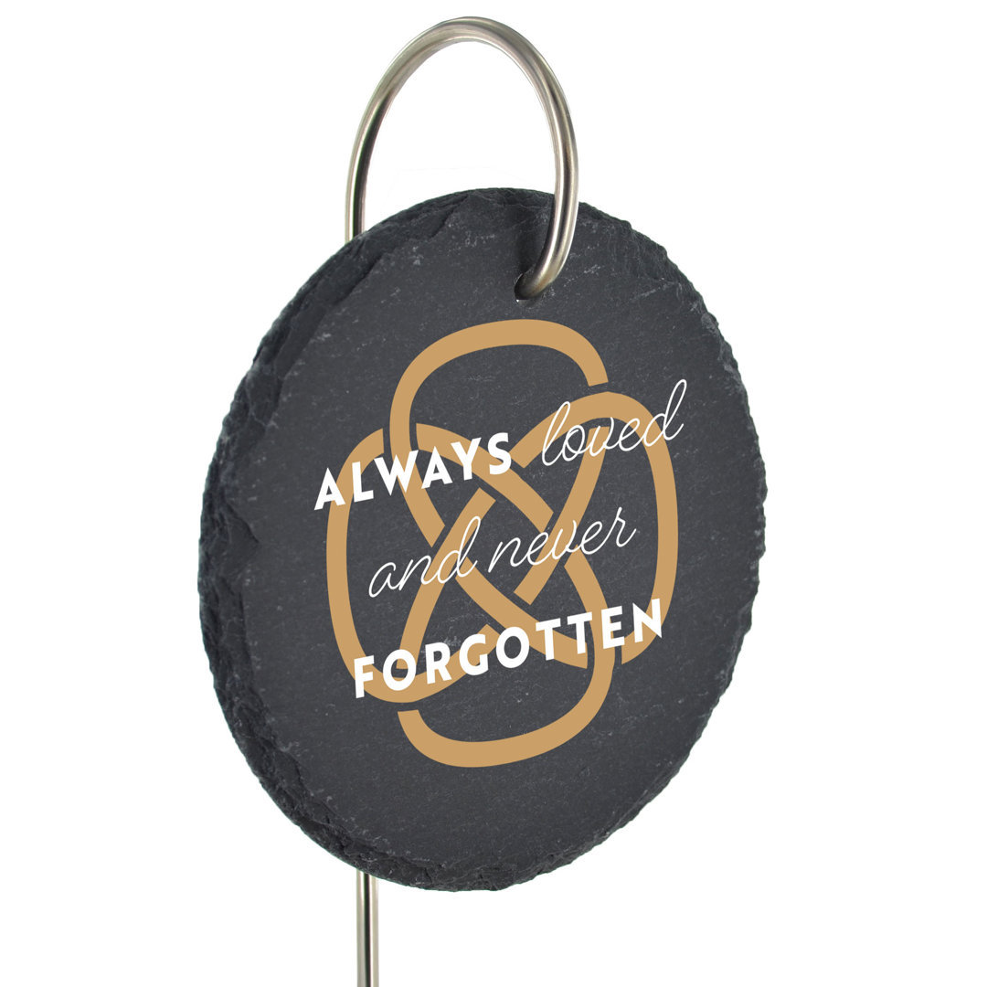 Bottieri Waterproof Slate Circle People Memorial Plaque