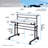 Techni Mobili Adjustable Metal Base Computer Desk-111986959