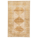 Eluned Hand Knotted Wool Geometric Area Rug