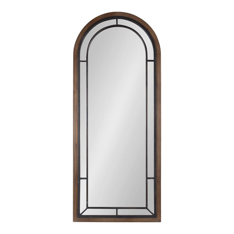 Millwood Wood Mirror, Rustic Brown, 48" x 20"