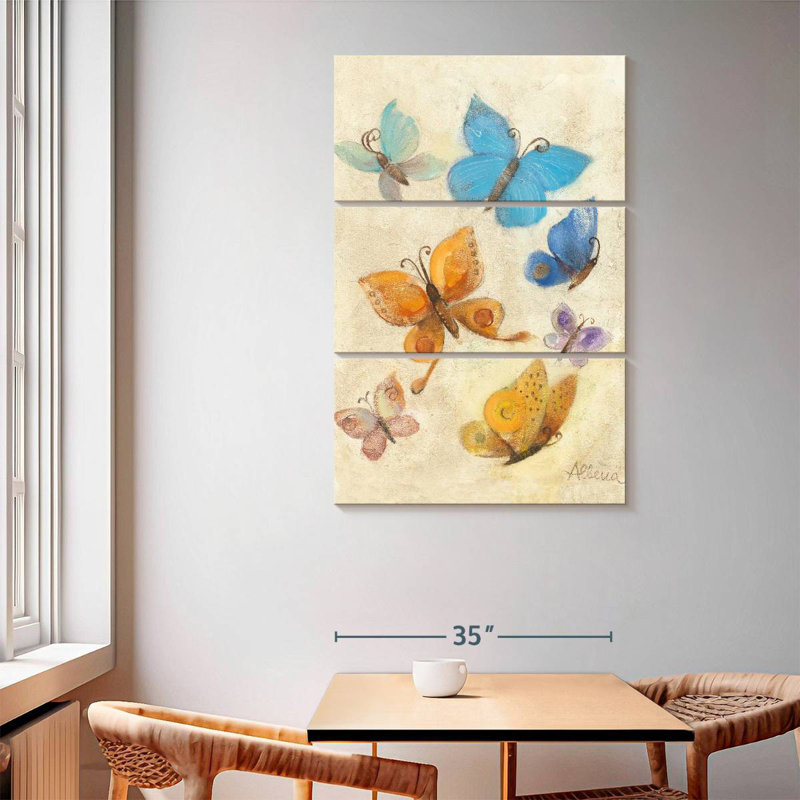 Brampt Flying Butterflies, 65" H x 42" W