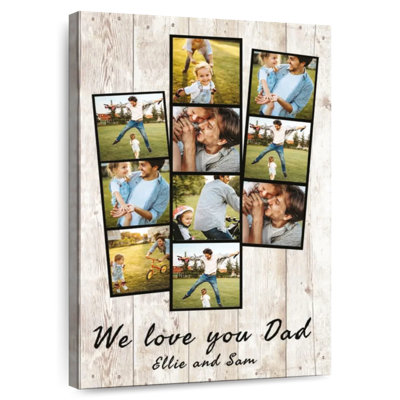 We Love Dad Photo Print