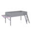 Lit mezzanine avec bureau et DEL Gaming-609033205