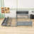 Brinna Wood Platform Bed with 3 Drawers,Storage Headboard,Twin Trundle and USB Ports-86036287-86036284