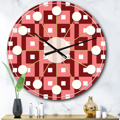 Horloge murale rétro Mid-Century