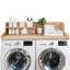 Étagère à lessive à 2 niveaux pour comptoir à linge à deux niveaux Kaboon l 58 po x P 28 po x H 12 po-122871968-119893859