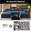 Canapé modulaire en forme de U 5 pièces Boneless-2052447268-2052447271
