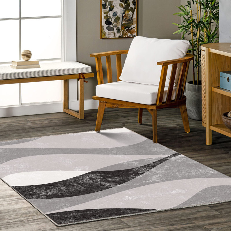 Tapis rectangulaire Zyir avec envers antidérapant, Tapis de couloir 2 pi 8 po x 8 pi 3 po