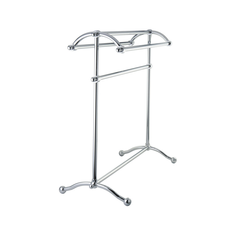Porte-serviettes sur pied Kingston Brass Edenscape, Chrome poli