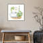«Greenery Bath II» par Sue Schlabach, reproduction sur toile flottante-368516621-368516620