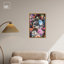 Art floral sur toile rose disco floral par Art Remedy-107445716-107445720