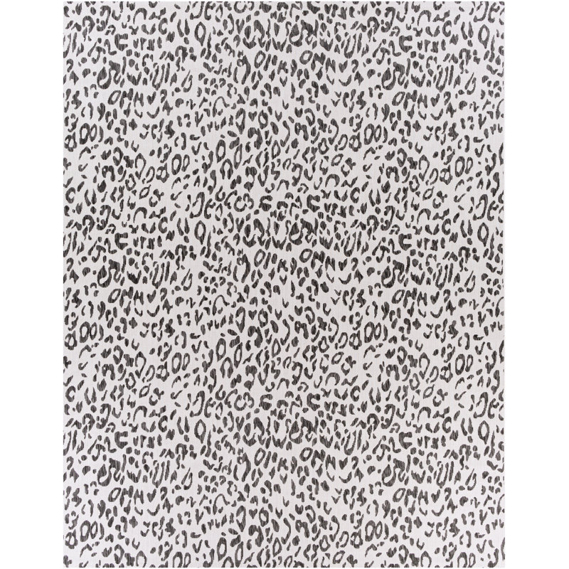 Gainell Animal Print Indoor / Outdoor Rug, Rectangle 9' x 12'