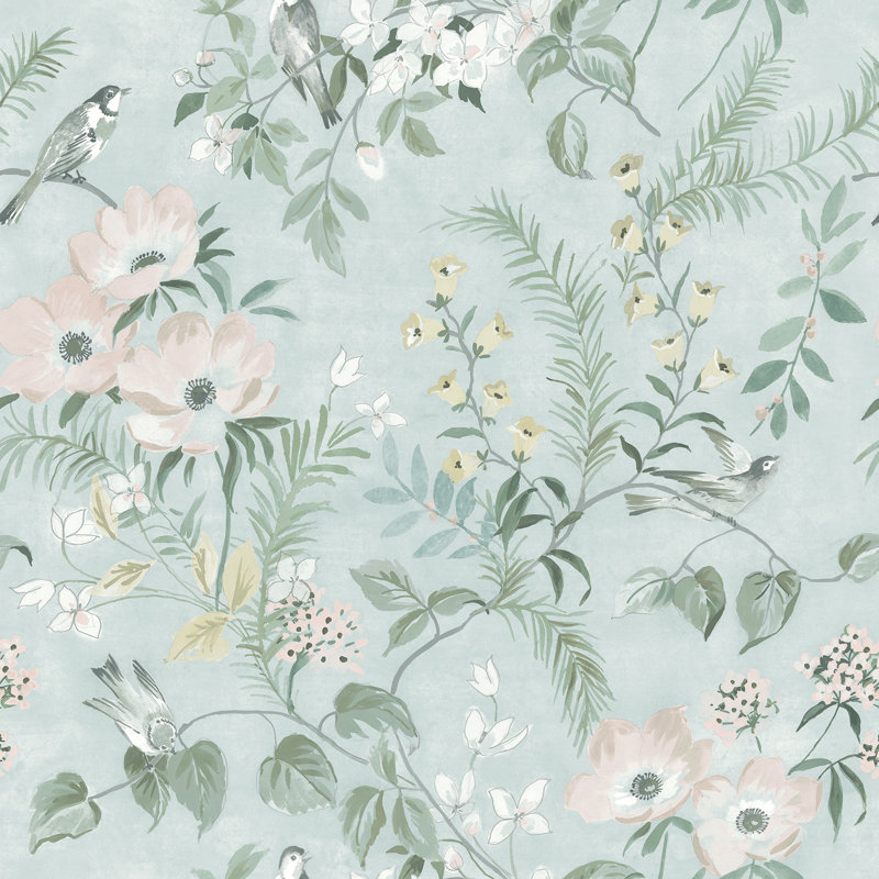 Rouleau de fleurs Harton, Vert