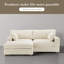 Canapé modulaire réversible 2 pièces rembourré en fausse fourrure de lapin avec canapé modulaire et coussins 2 pièces-1483908193-1483908192