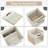 13 X 13 Inch Collapsible Storage Box With Clear Window And Handles (Pack Of 4)-636100125