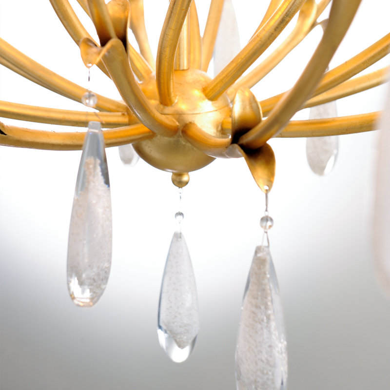 Prosecco 12 - Light Candle Style Tiered Chandelier
