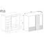 Large Wardrobe Fonti F-11