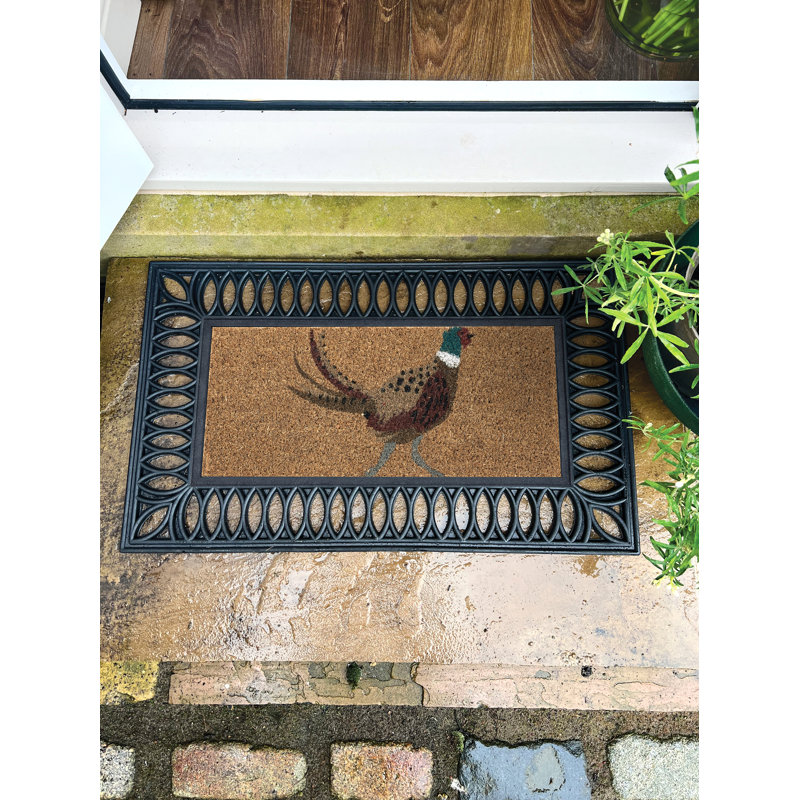 Jocelynn Non-Slip No Pattern Doormat, 23cm W x 53cm L