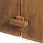 Console Bethel de 52 po en bois massif avec 1 tablette