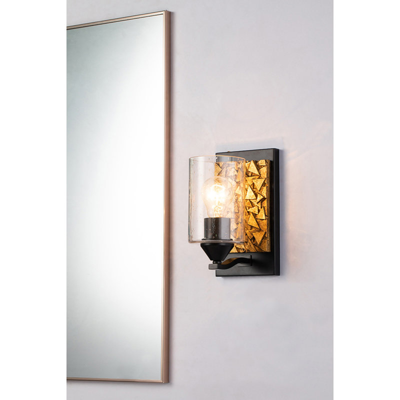 Faubourg Bocage 1 Light Vanity, Dark Bronze/Gold