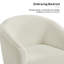 Chaise avec accoudoirs modernes 27,5 po Cadie-1799491503