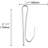 50Pcs Curtain Hooks Pin-On Drapery Hook