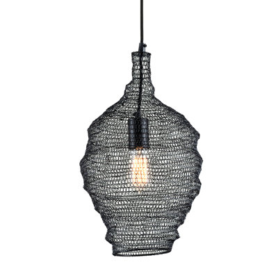 Luminaire suspendu géométrique 1 lumière Wabi Sabi