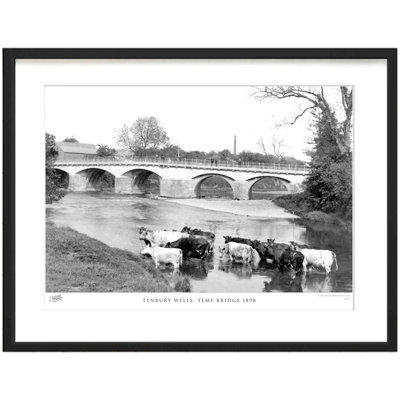 Tenbury Wells, Teme Bridge 1898 by Francis Frith - Single Picture Frame Print