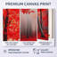 «Red Maple Forest», ensemble de 3 reproductions d'art sur toile-129013193-129013194