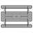96" Rectangular Picnic Tables Black-1608770803
