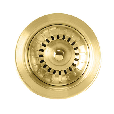 Whitehaus Collection 3-1/2" Basket Strainer For Kitchen Sink Drain