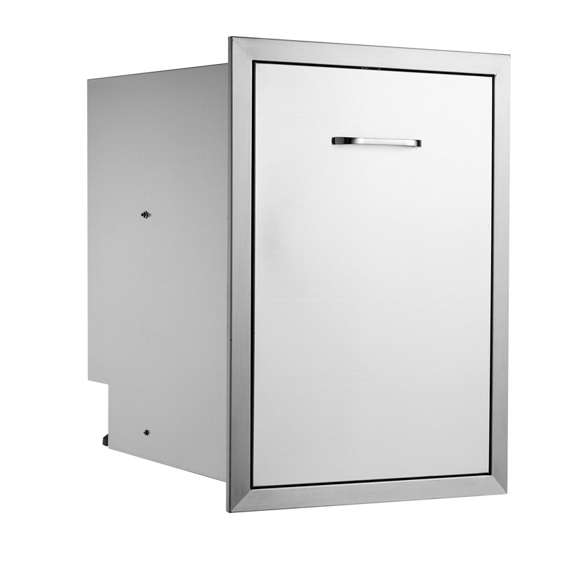 Stellweilan Pull Out Trash Drawer with Pull-Out Tray
